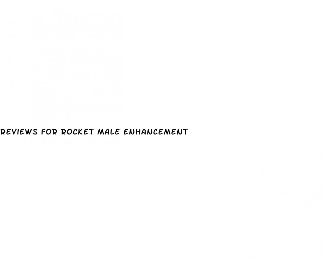 reviews for rocket male enhancement