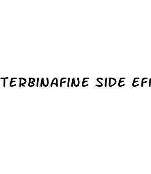 terbinafine side effects erectile dysfunction