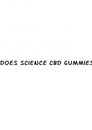 does science cbd gummies work for ed