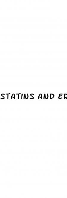 statins and erectile dysfunction