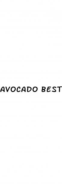 avocado best foods erectile dysfunction