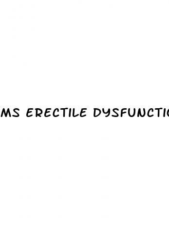 ms erectile dysfunction treatment