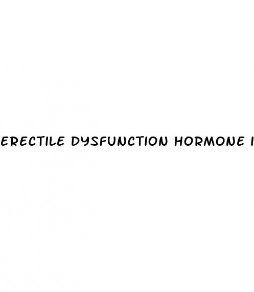 erectile dysfunction hormone imbalance