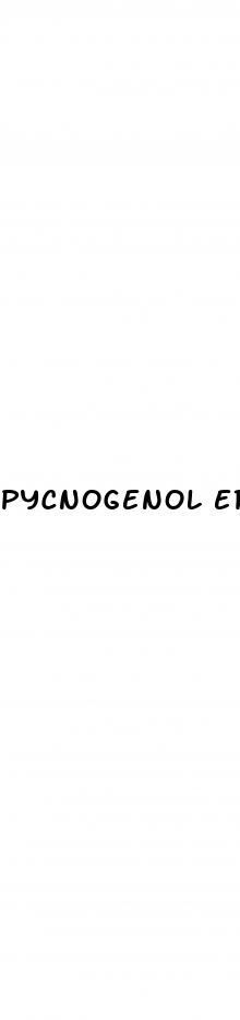 pycnogenol erectile dysfunction