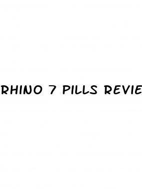 rhino 7 pills review