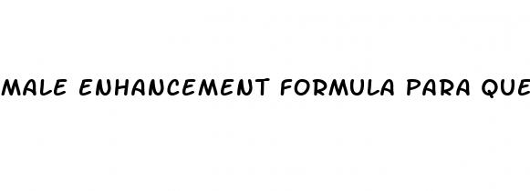 male enhancement formula para que sirve