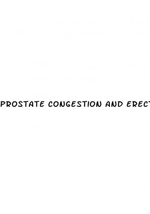 prostate congestion and erectile dysfunction