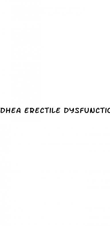 dhea erectile dysfunction study