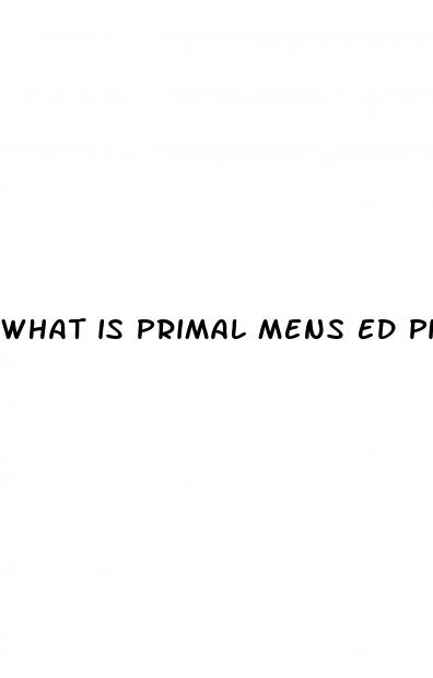 what is primal mens ed pill