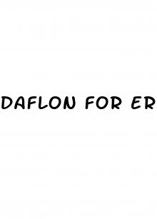 daflon for erectile dysfunction