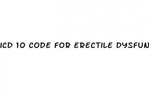 icd 10 code for erectile dysfunction due to low testosterone