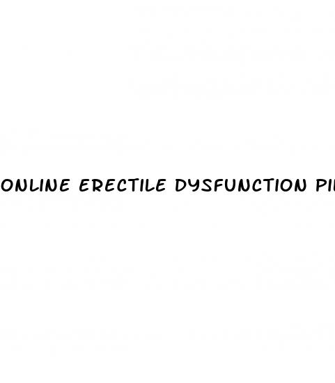 online erectile dysfunction pills