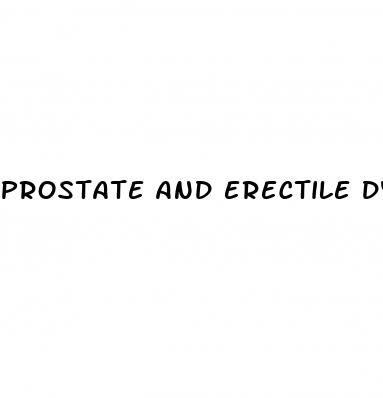 prostate and erectile dysfunction problems