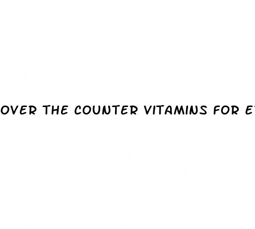 over the counter vitamins for erectile dysfunction