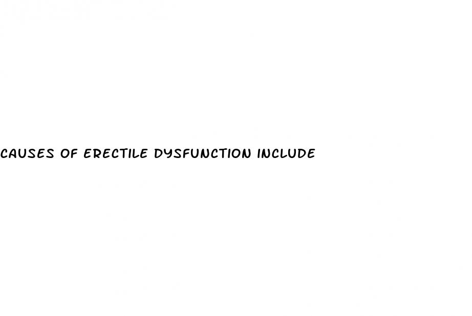 causes of erectile dysfunction include