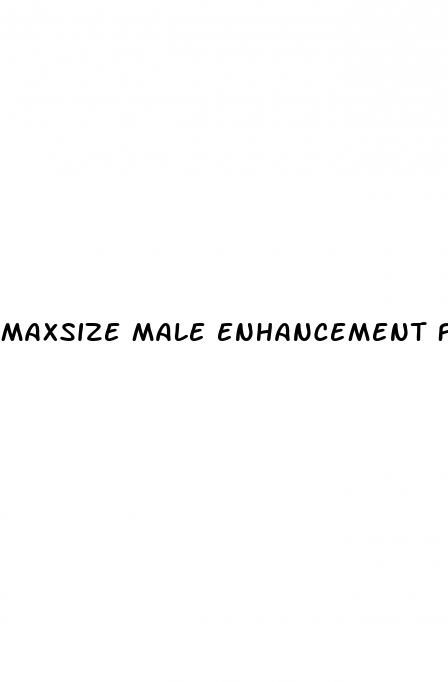 maxsize male enhancement formula