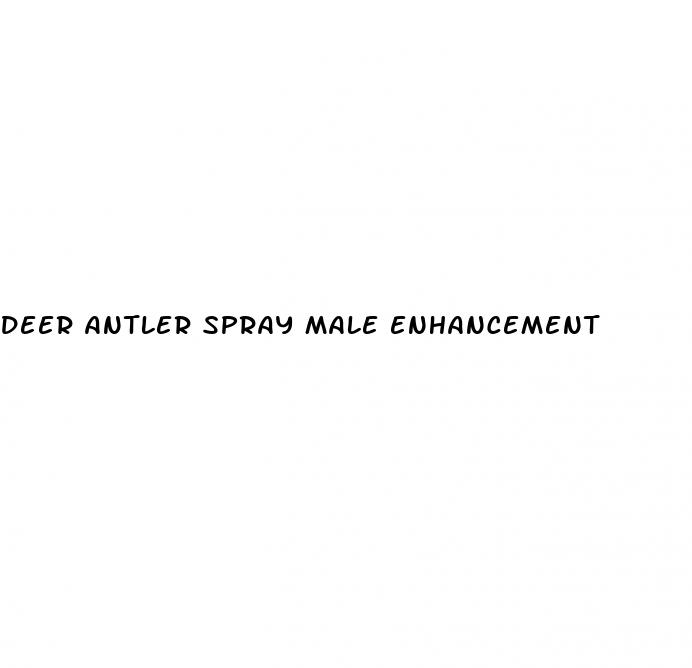 deer antler spray male enhancement