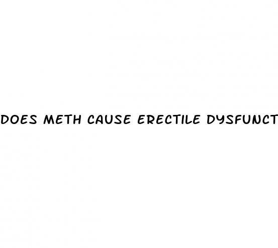 does meth cause erectile dysfunction