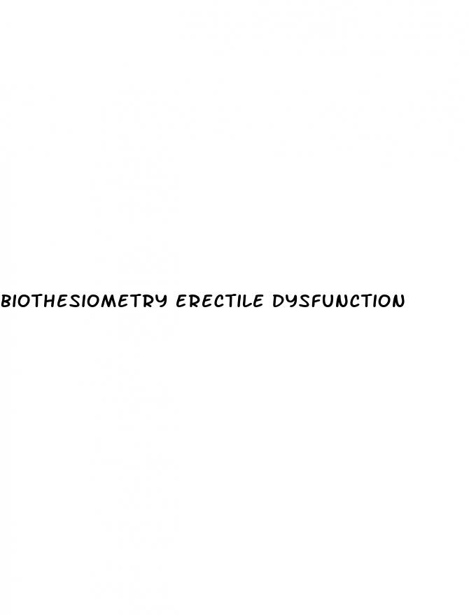 biothesiometry erectile dysfunction