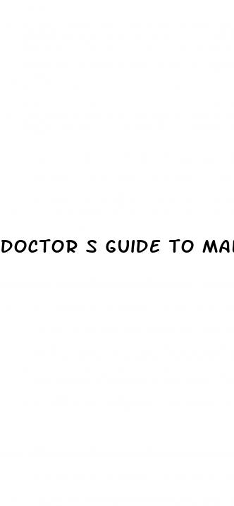 doctor s guide to male enhancement