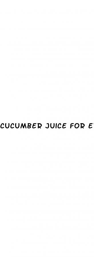 cucumber juice for erectile dysfunction recipe