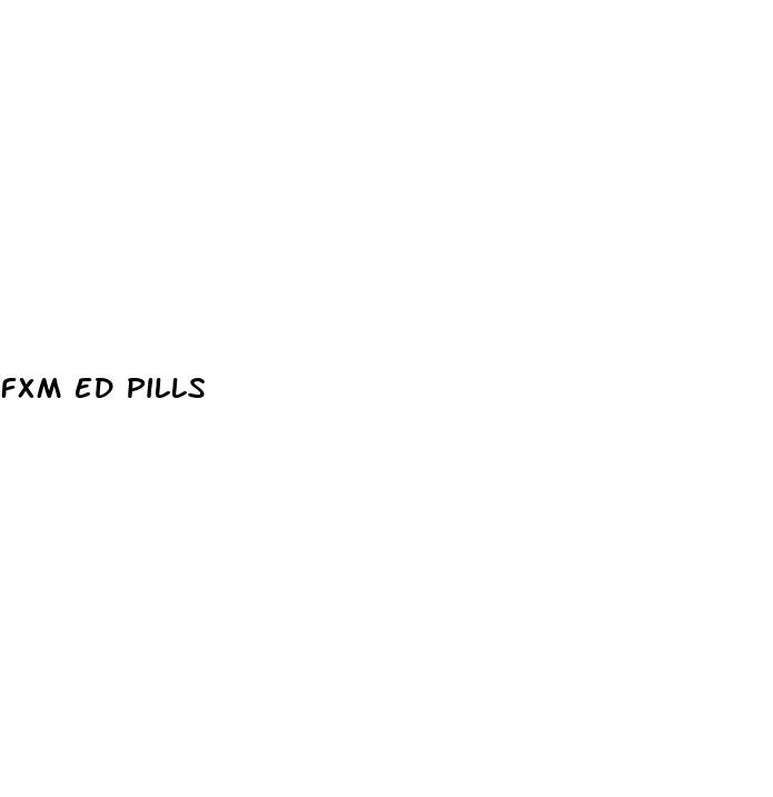 fxm ed pills