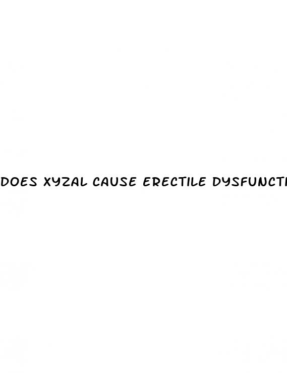 does xyzal cause erectile dysfunction