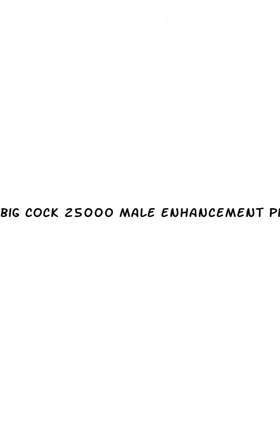 big cock 25000 male enhancement pill