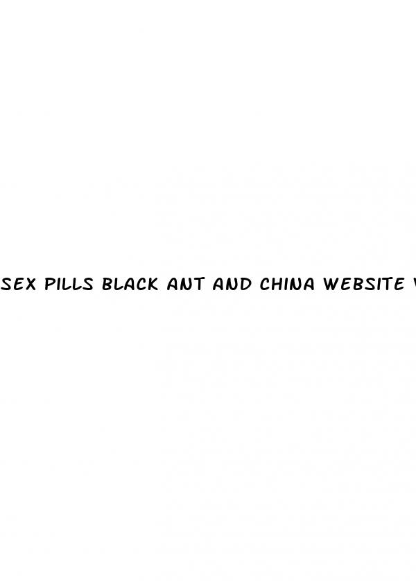 sex pills black ant and china website wholesale jai dyke