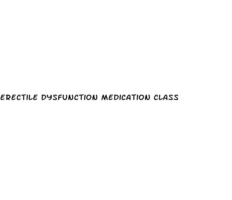 erectile dysfunction medication class