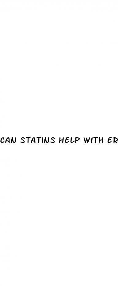 can statins help with erectile dysfunction