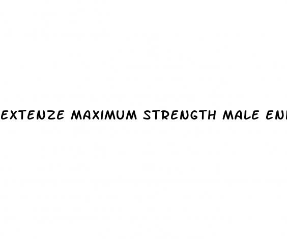 extenze maximum strength male enhancement