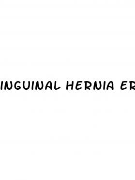 inguinal hernia erectile dysfunction