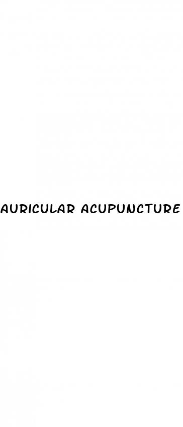 auricular acupuncture points for erectile dysfunction