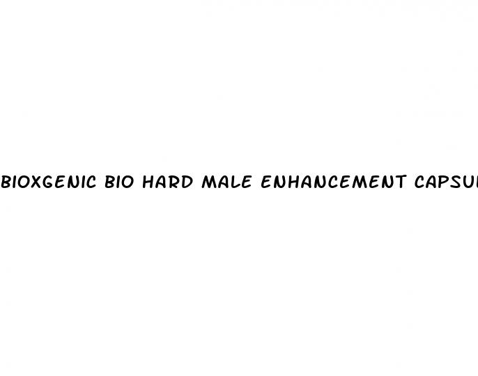 bioxgenic bio hard male enhancement capsules