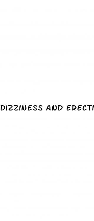 dizziness and erectile dysfunction