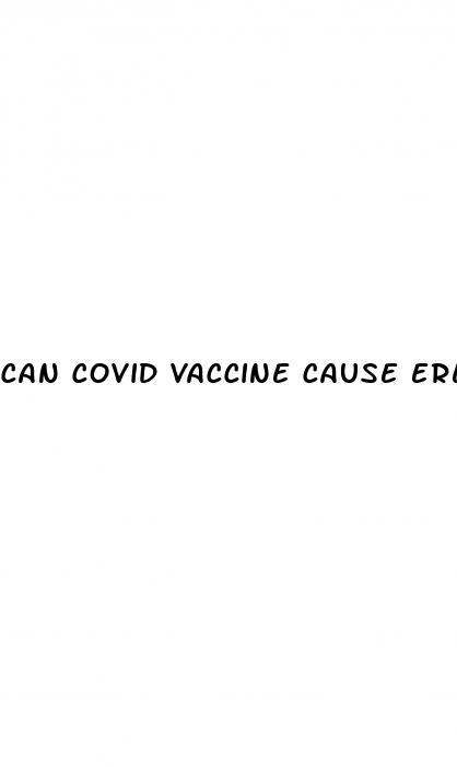 can covid vaccine cause erectile dysfunction