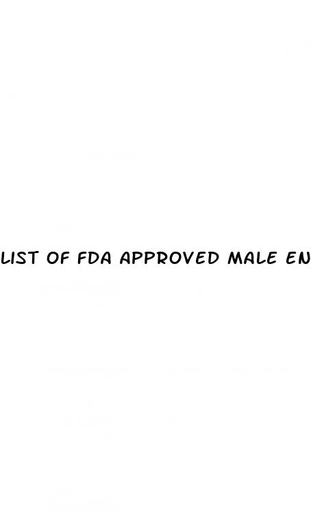 list of fda approved male enhancement products