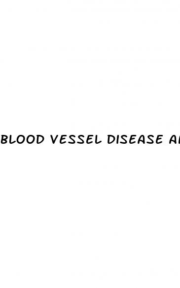 blood vessel disease and erectile dysfunction