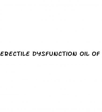 erectile dysfunction oil of patanjali