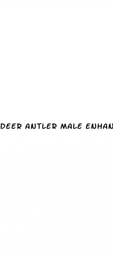 deer antler male enhancement