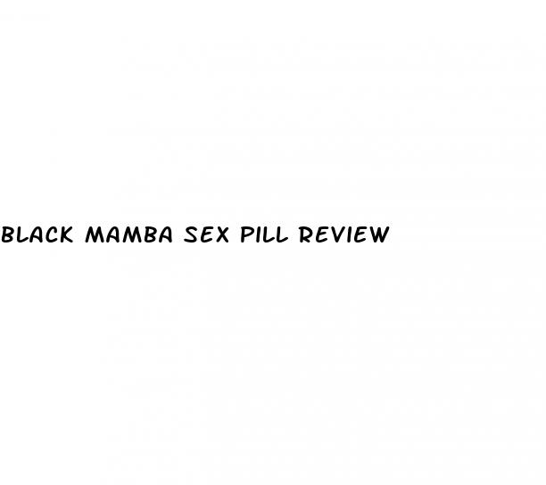 black mamba sex pill review