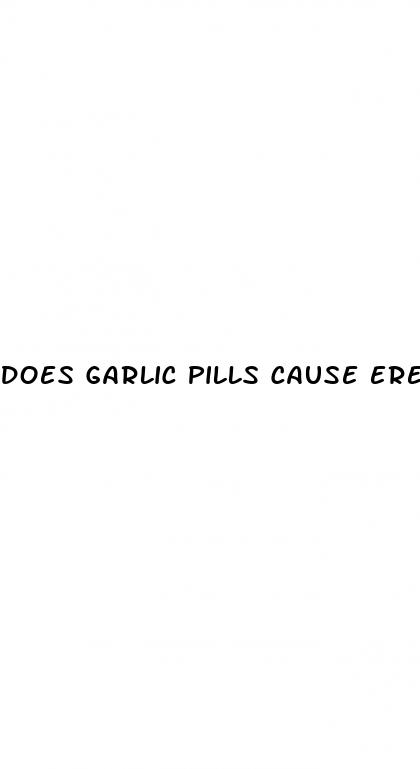 does garlic pills cause erectile dysfunction