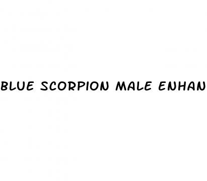 blue scorpion male enhancement