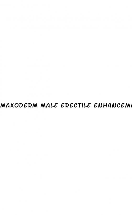 maxoderm male erectile enhancement cream