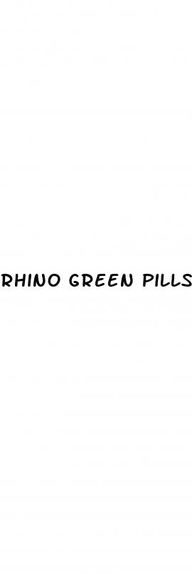 rhino green pills