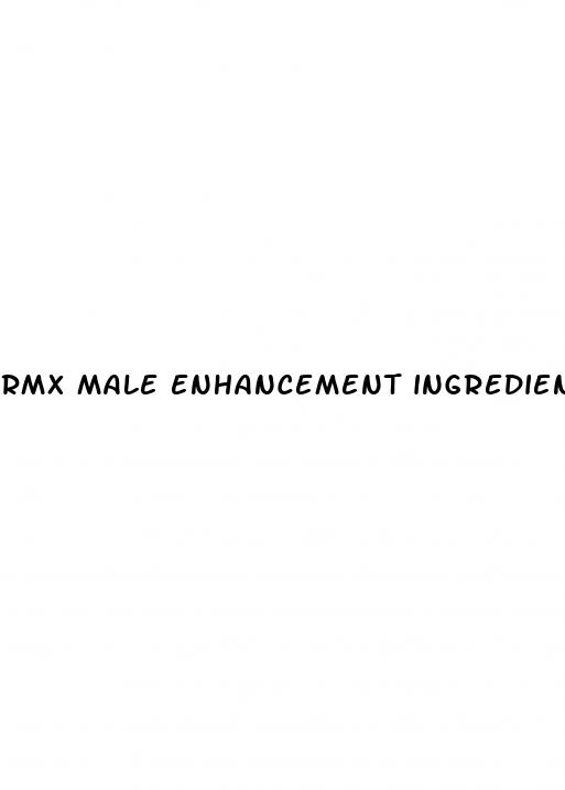 rmx male enhancement ingredients