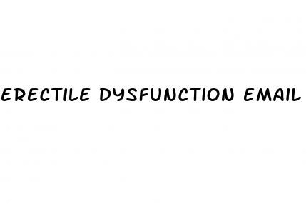 erectile dysfunction email list