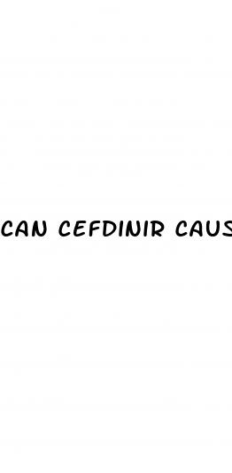 can cefdinir cause erectile dysfunction