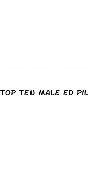 top ten male ed pills